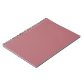 Dusty Rose Solid Color Notizblock (Linke Seite)