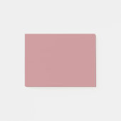 Dusty Rose Solid Color Post-it Klebezettel (Vorderseite)