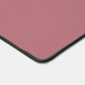 Dusty Rose Solid Color Schreibtischunterlage (Ecke)