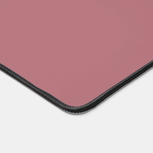 Dusty Rose Solid Color Schreibtischunterlage (Ecke)