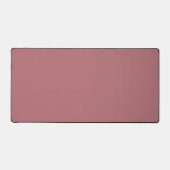 Dusty Rose Solid Color Schreibtischunterlage (Vorderseite)
