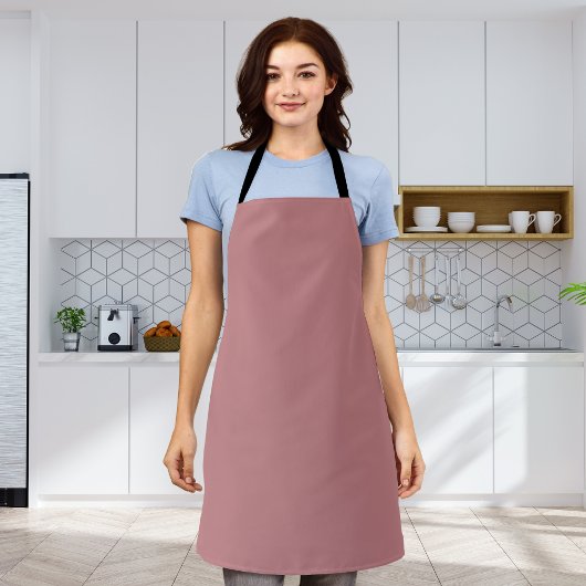 Dusty Rose Solid Color Schürze