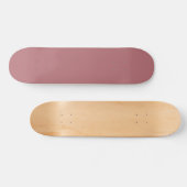 Dusty Rose Solid Color Skateboard (Horizontal)