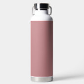 Dusty Rose Solid Color Trinkflasche (Vorderseite)