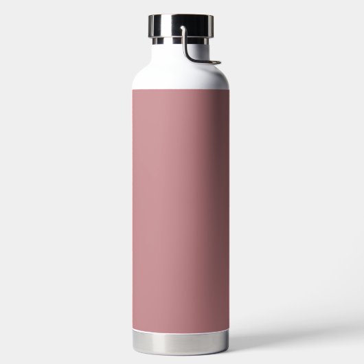 Dusty Rose Solid Color Trinkflasche (links)
