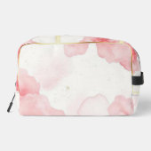 Dusty Rose Sprinkled Gold Frame Mäppchen Beutel (Rückseite)