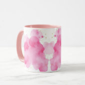 Dusty Rose Sprinkled Gold Mug Tasse (Vorderseite Links)