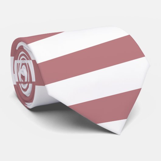 Dusty Rose Streifen mit fester Krawatte (Gerollt)