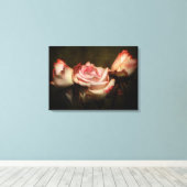 Dusty Rose Stretch Canvas Print Leinwanddruck (Insitu (Holzboden))