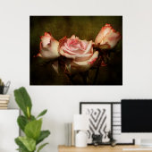 Dusty Rose Stretch Poster drucken (Heimbüro)