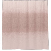 Dusty Rose Terracotta Pink Ombre Abstrakte Textur Duschvorhang (Vorderseite)