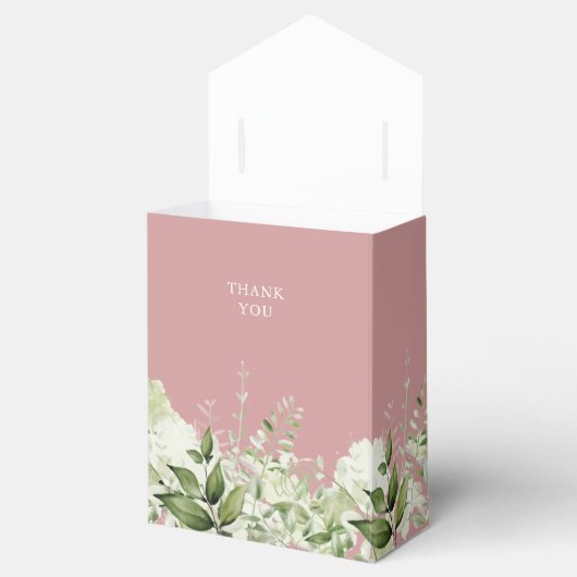 Dusty Rose The A Girl Greenerity Babydusche Geschenkschachtel (Geöffnet)