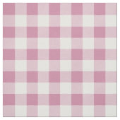 Dusty Rose und White Gingham Kariert Stoff (Muster)