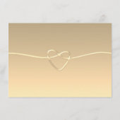 Dusty Rose Wedding Details Begleitkarte (Rückseite)