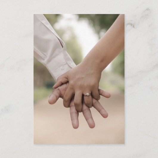 Dusty Rose Wedding Details Card Hinweiskarte (Rückseite)