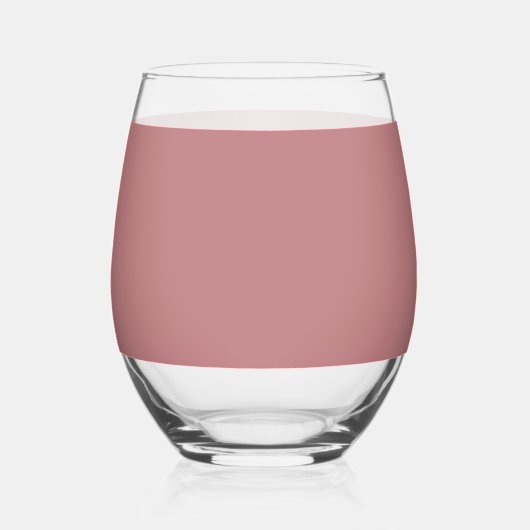 Dusty Rose Weinglas Ohne Stiel (Rechts)