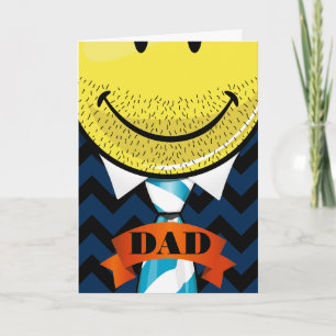 Dusty Ruff Bearded Face Karte