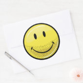 Dusty Ruff Bearded Face Runder Aufkleber (Umschlag)