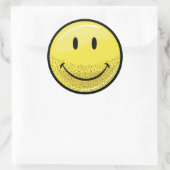 Dusty Ruff Bearded Face Runder Aufkleber (Tasche)