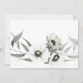 Dusty Sage Anemone Foliage Forever in Liebe Save The Date (Rückseite)