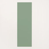 Dusty Sage Blumengrün Blume Grünmuster Yogamatte (Rückseite)