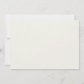 Dusty Sage Classic Monogram Hochzeit Flat Dankesch Dankeskarte (Rückseite)