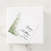 Dusty Sage Green Blume Hochzeit Geschenkanhänger (Beispiel)