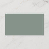 Dusty Sage Green | Brautparty Registry QR Begleitkarte (Rückseite)