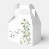 Dusty Sage Green Gastgeschenk Hochzeit Boxes Geschenkschachtel (Rückseite)