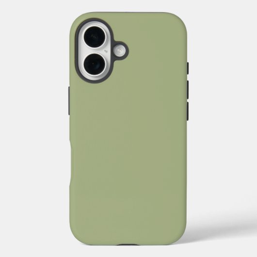 Dusty Sage Green Solid Color Case-Mate iPhone Hülle (Rückseite)
