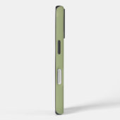 Dusty Sage Green Solid Color Case-Mate iPhone Hülle (Rückseite / Rechts)