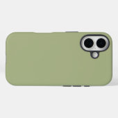 Dusty Sage Green Solid Color Case-Mate iPhone Hülle (Rückseite (Horizontal))