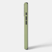 Dusty Sage Green Solid Color Case-Mate iPhone Hülle (Rückseite / Links)