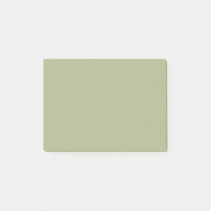 Dusty Sage Green Solid Color Post-it Klebezettel