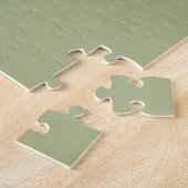 Dusty Sage Green Solid Color Puzzle (Seite)