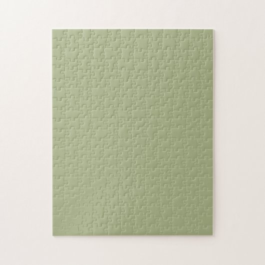 Dusty Sage Green Solid Color Puzzle (Vertikal)