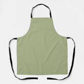 Dusty Sage Green Solid Color Schürze (Vorderseite)