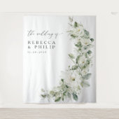 Dusty Sage Green Wedding Backdrops Wandteppich (Vorderseite)