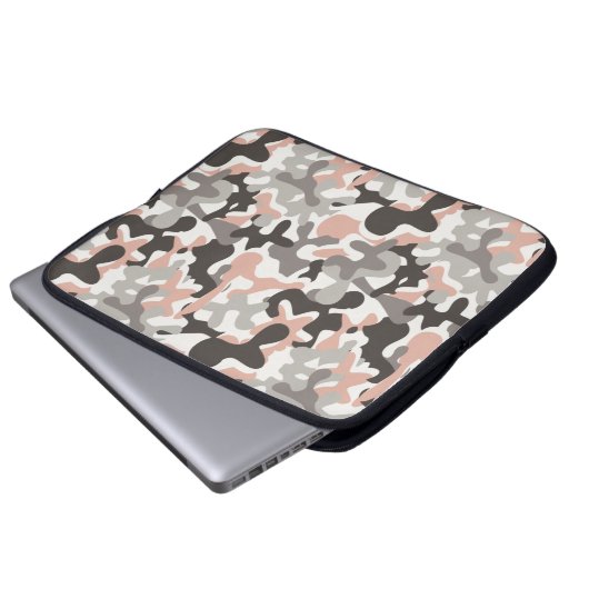 Dusty Signature-Camouflage Laptopschutzhülle (Vorne Knopf)
