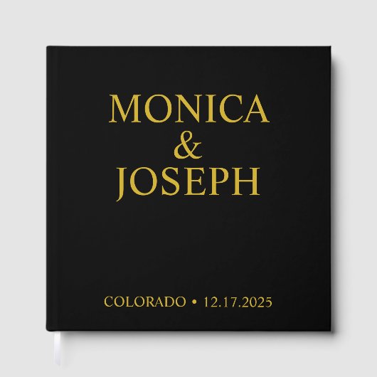 Dusty Sky Blue Gästebuchgeschenk, Personalisiert L Gästebuch (Vorderseite)