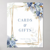 Dusty Something Blue Cards gibt Sign Poster (Vorne)