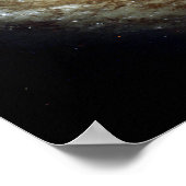 Dusty Spiral Galaxy Poster (Ecke)