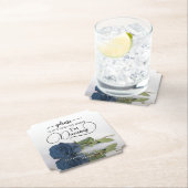 Dusty Steel Blue Rose Nehmt mir nicht die Trinkehe Untersetzer (Vor Ort)