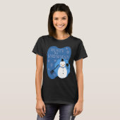 Dusty the Snowman Cleaning Lady T-Shirt (Vorne ganz)