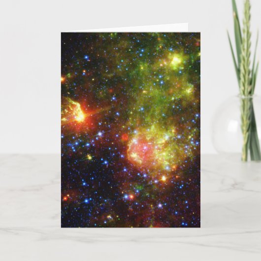 Dusty Tod eines großen Sterns der NASA Karte (Vorderseite)