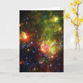 Dusty Tod eines großen Sterns der NASA Karte (Gelbe Blume)