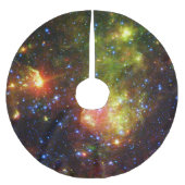 Dusty Tod eines großen Sterns der NASA Polyester Weihnachtsbaumdecke (Vorderseite)