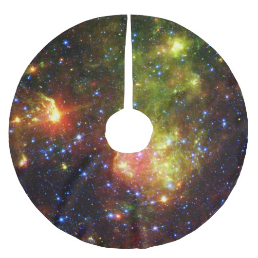 Dusty Tod eines großen Sterns der NASA Polyester Weihnachtsbaumdecke (Vorderseite)