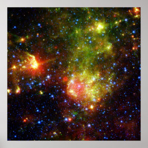 Dusty Tod eines großen Sterns der NASA Poster