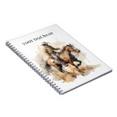 Dusty Trail Ride in Wasserfarbe, nach Maß Notizblock (Rechte Seite)